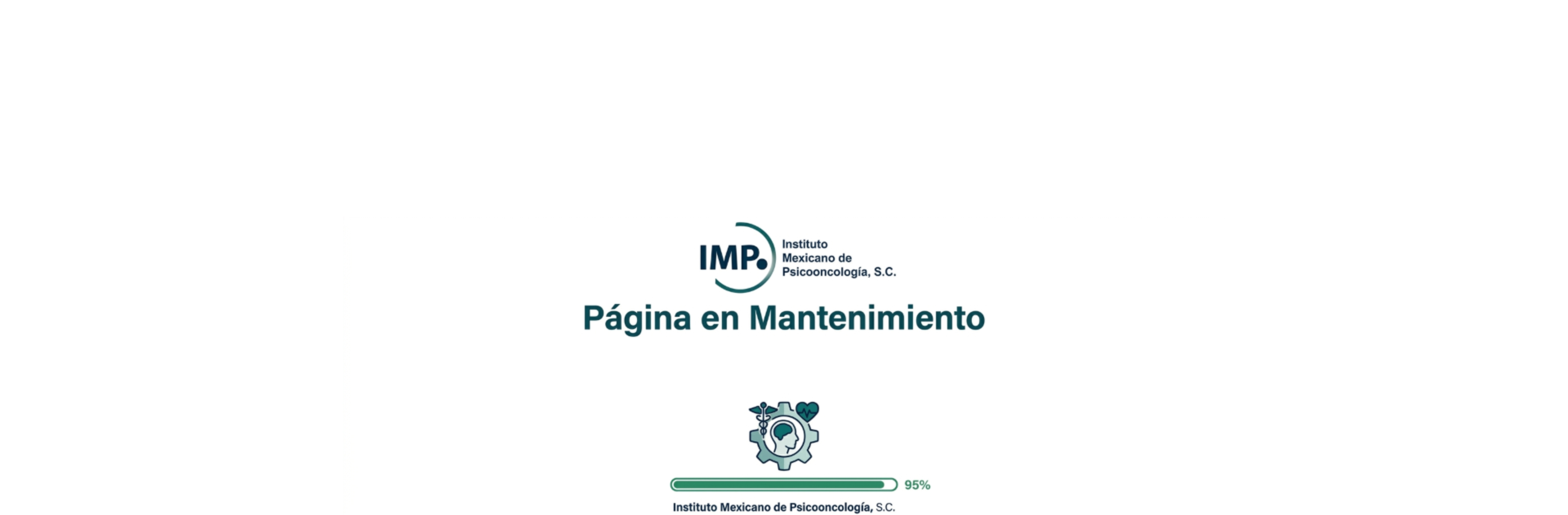 Página en Mantenimiento